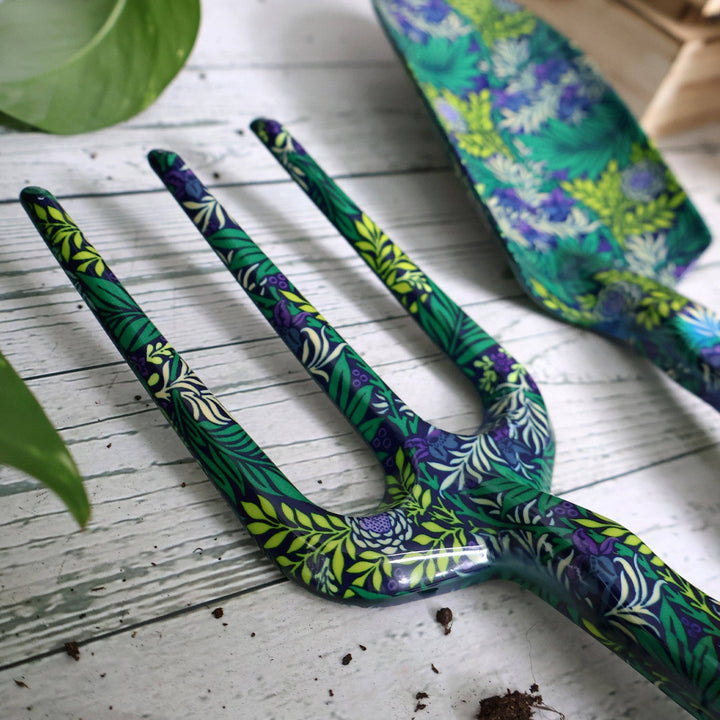 Set di attrezzi da giardino Orange Grove con forchetta e cazzuola - William Morris Larkspur Design