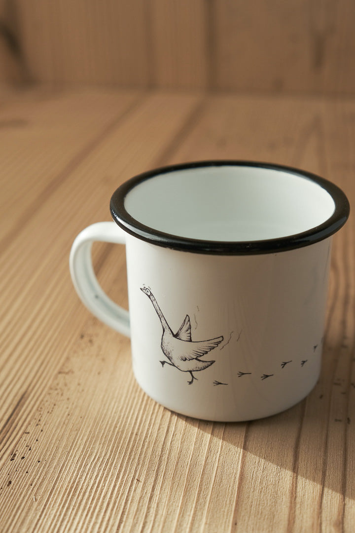 Tazza in Metallo Smaltato - fox & goose 300ml