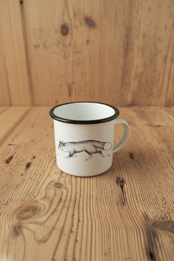 Tazza in Metallo Smaltato - fox & goose 300ml