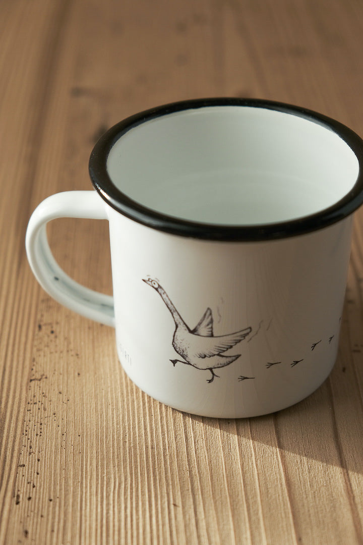 Tazza in Metallo Smaltato - fox & goose 300ml