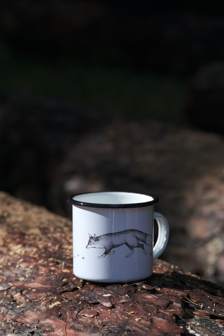 Tazza in Metallo Smaltato - fox & goose 300ml