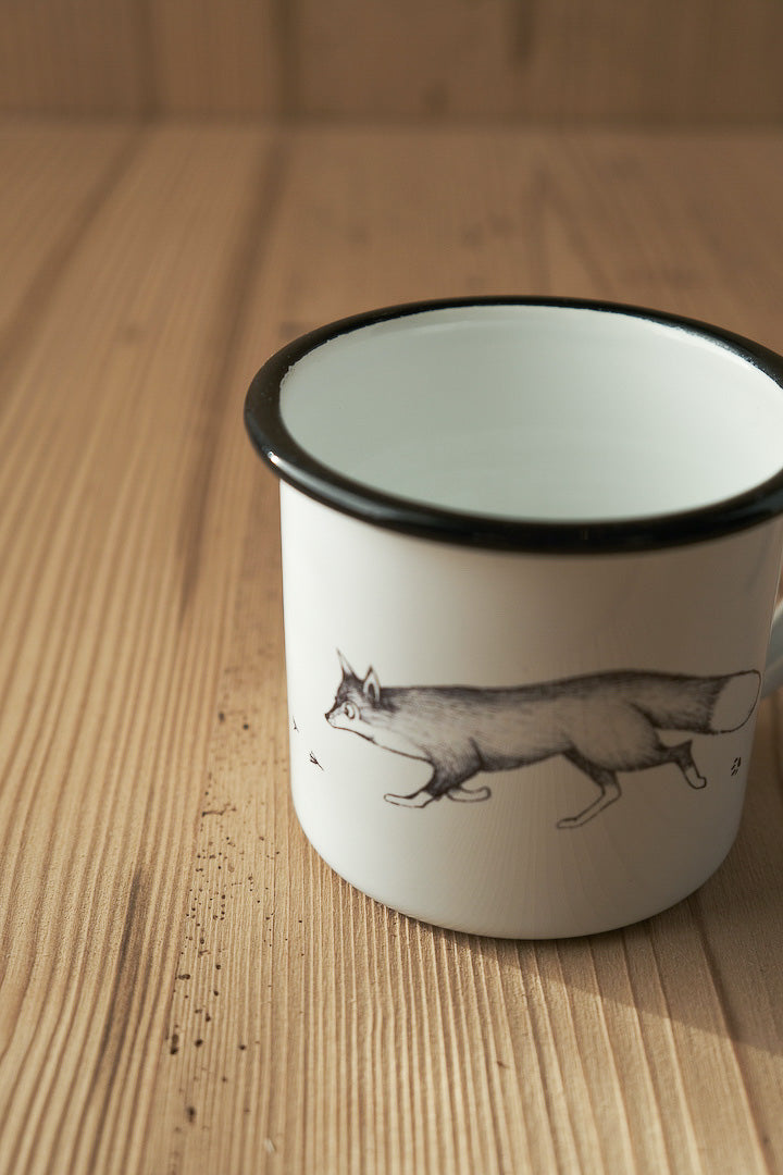 Tazza in Metallo Smaltato - fox & goose 300ml