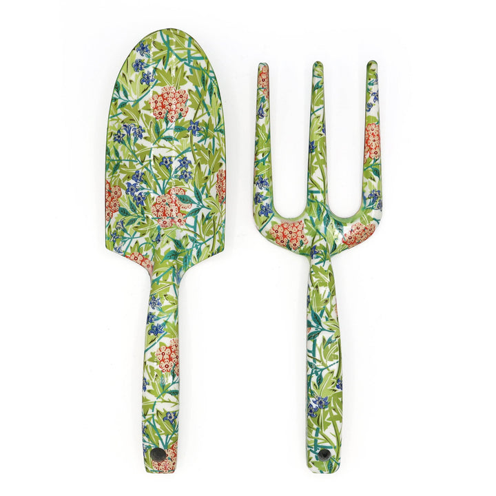 Set di attrezzi da giardino Orange Grove con forchetta e cazzuola - William Morris Jasmine Design
