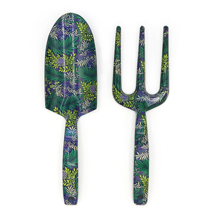 Set di attrezzi da giardino Orange Grove con forchetta e cazzuola - William Morris Larkspur Design