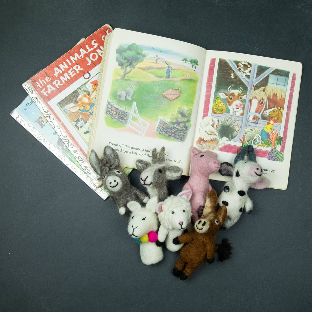 Burattini da Dito – Barnyard Buddies – Set da 8