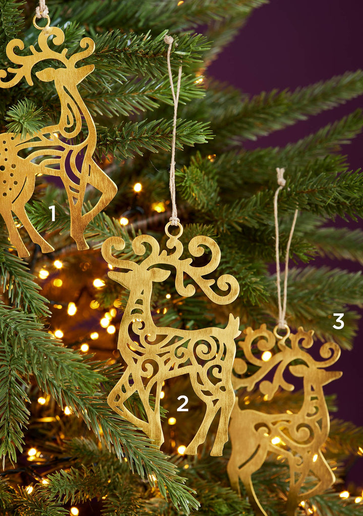 Decorazione di renna in filigrana