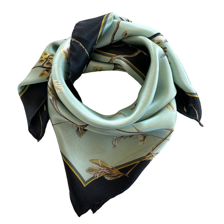 Foulard di seta - Uccelli Gardin - 50 x 50 cm