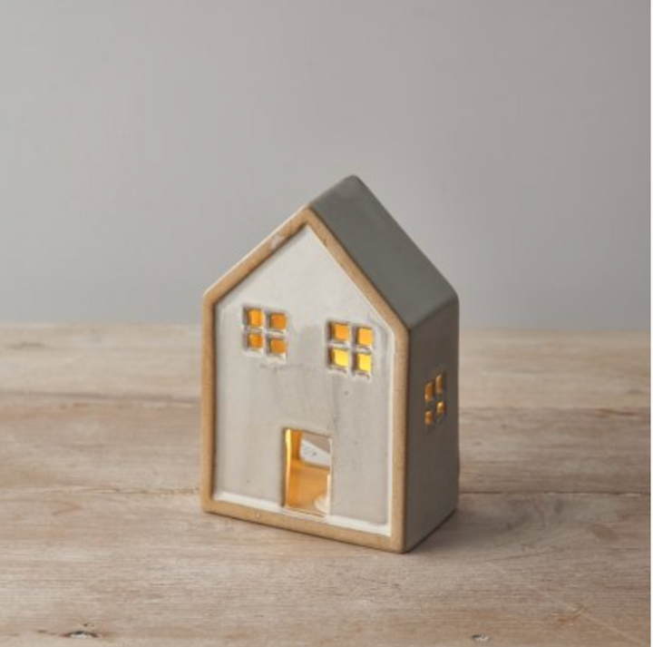 Casetta Portacandela in Ceramica - Cottage2