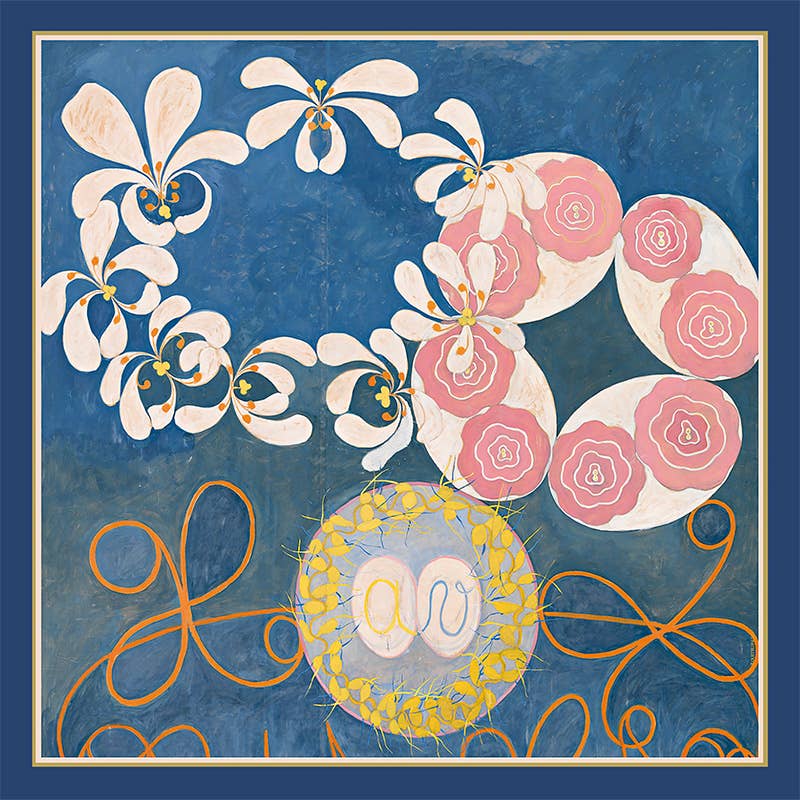 Foulard di seta - Hilma - 50 x 50 cm