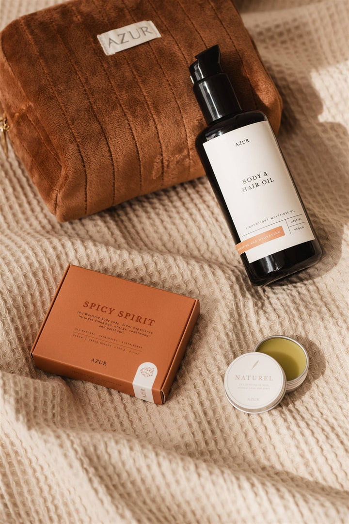 NATUREL | Balsamo per labbra 100% naturale | Vegano e senza crudeltà
